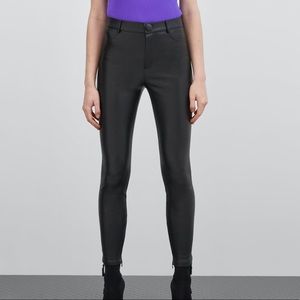 Faux leather leggings! NWT